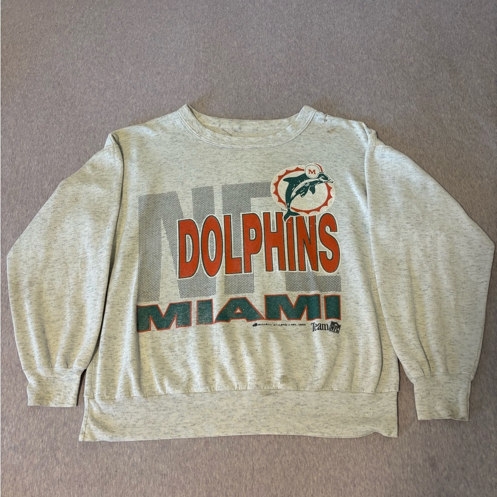 Vtg Miami Dolphins Crewneck